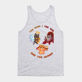 The Good, the Bad and The Orange Cats Tank Top